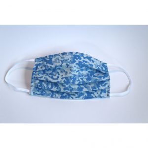 Foto Nase-Mund-Maske 604 PRO-TEX blau weiss
